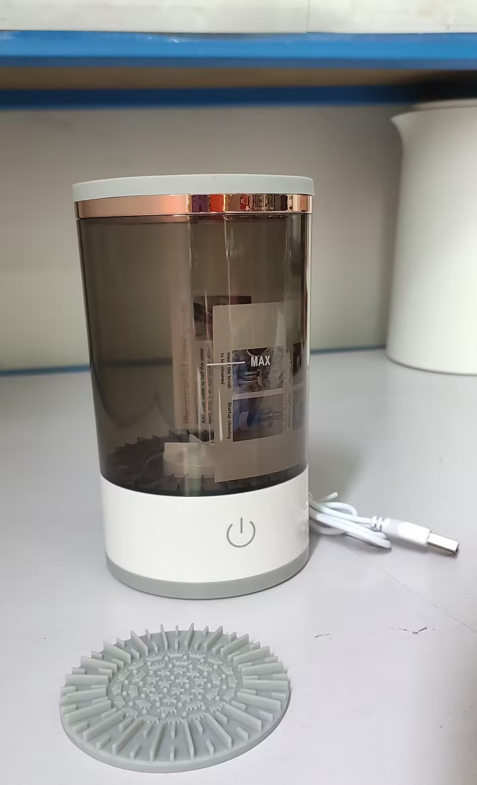 Portable Electric Makeup Brush Cleaner Machine with USB Charging