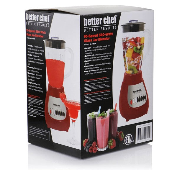 Better Chef Classic 10-Speed Glass Jar Blender