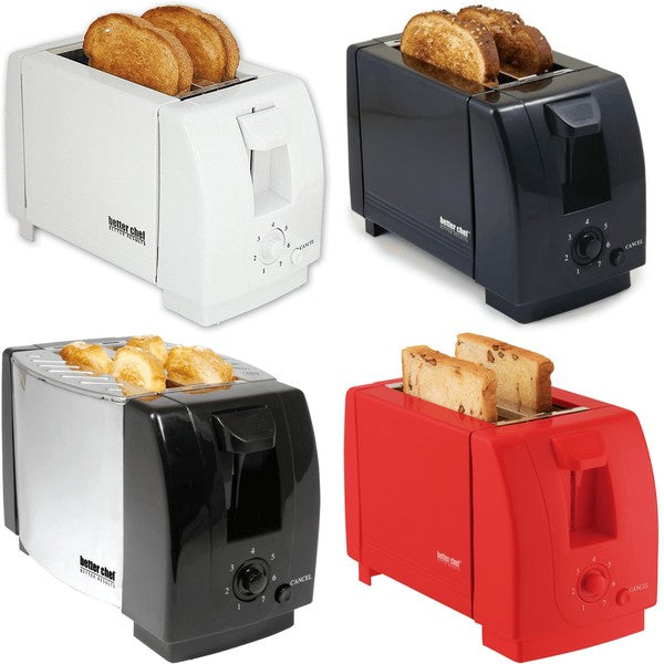 Better Chef 2-Slice Toaster with Crumb Tray
