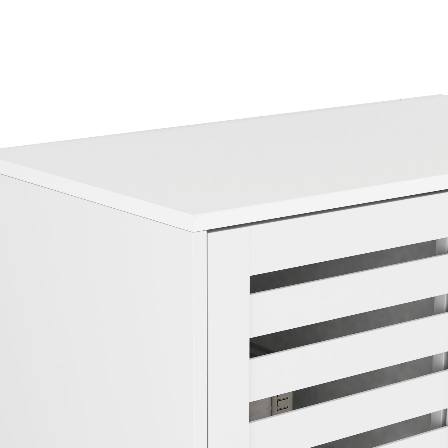 Asymmetric Sliding Door Cabinet