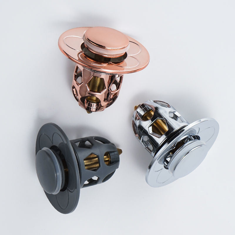 Electroplating Drainer Bouncing Core Universal Head Leak-Proof Plug
