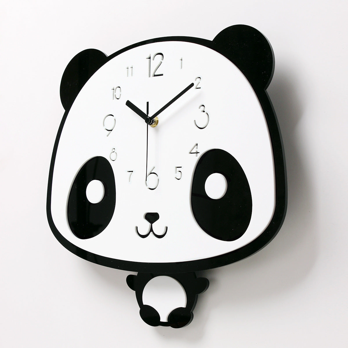 Swinging Panda Wall Clock