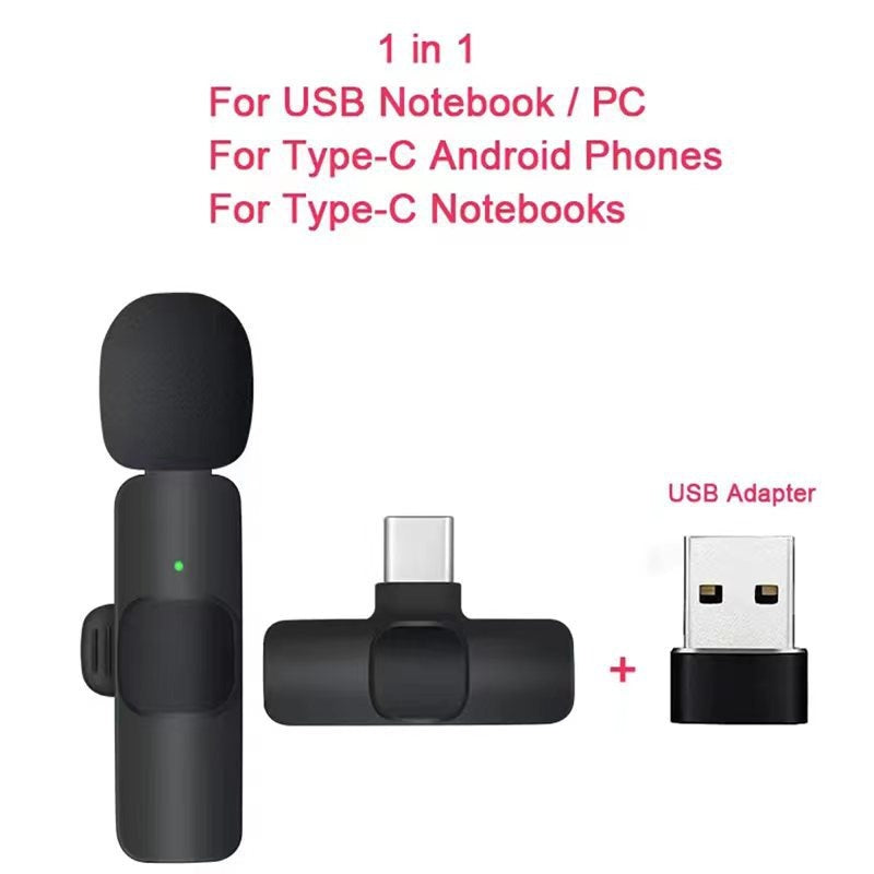 Live Broadcasting Wireless Lavalier Microphone