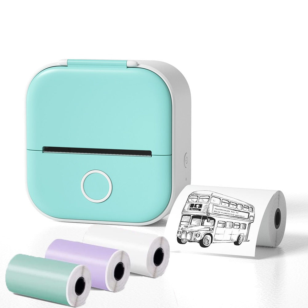 Mini pocket portable Bluetooth tag photo ledger thermal printer
