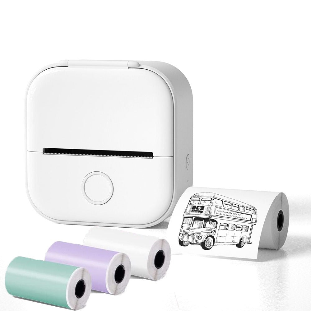 Mini pocket portable Bluetooth tag photo ledger thermal printer