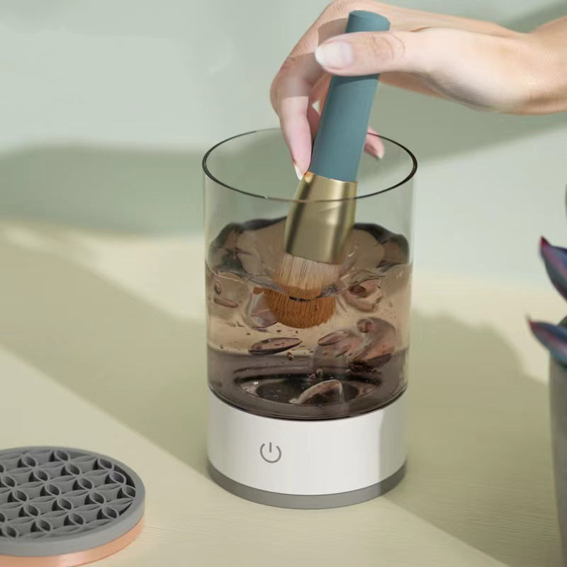 Portable Electric Makeup Brush Cleaner Machine with USB Charging