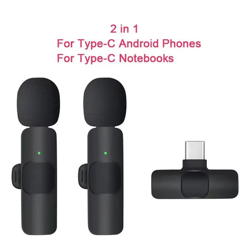 Live Broadcasting Wireless Lavalier Microphone