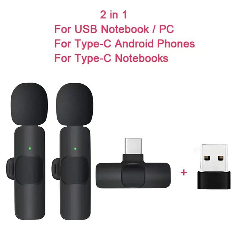 Live Broadcasting Wireless Lavalier Microphone