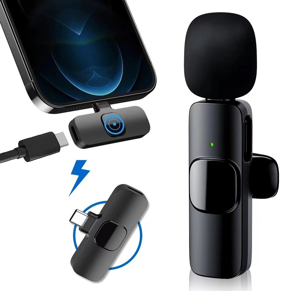 Live Broadcasting Wireless Lavalier Microphone