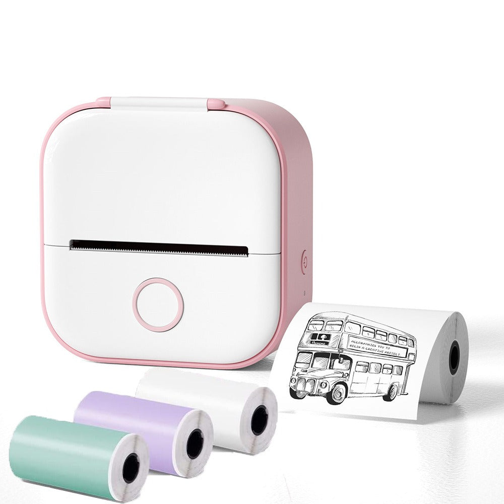 Mini pocket portable Bluetooth tag photo ledger thermal printer