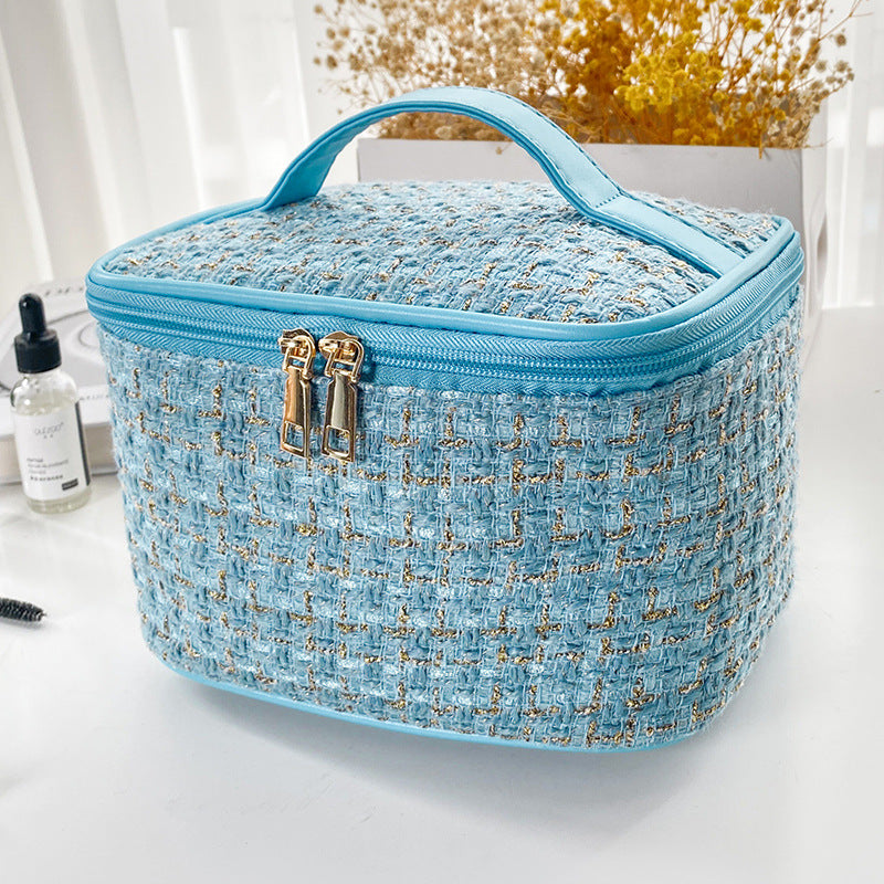 Luxury Cosmetic Bag with Large Capacity