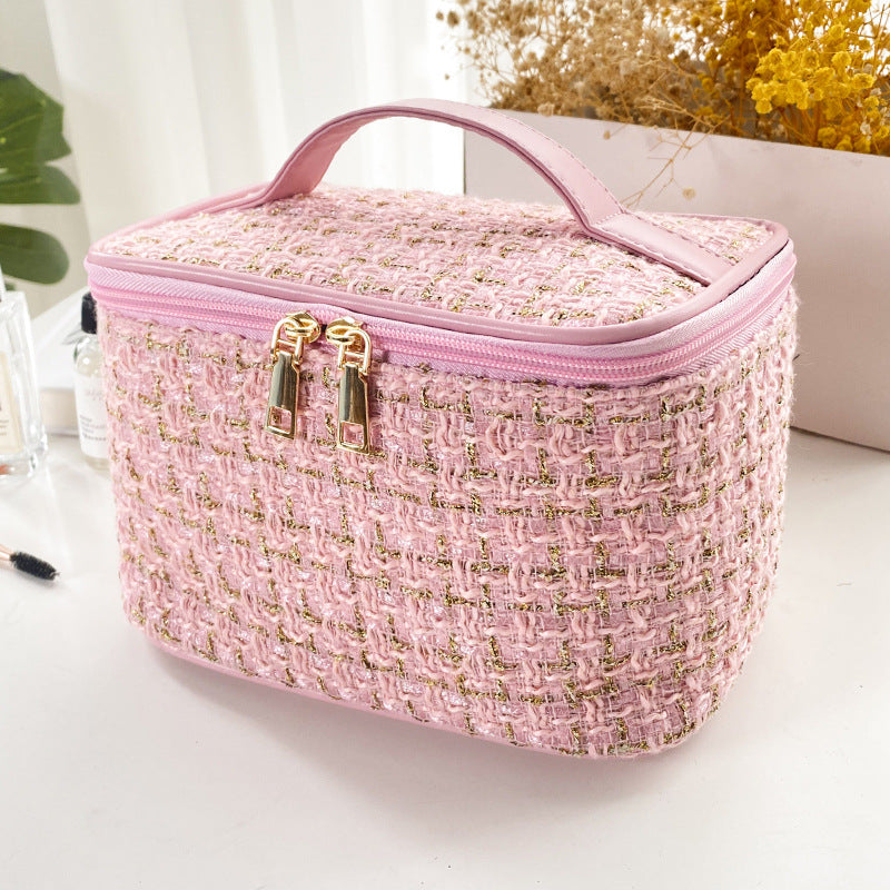 Luxury Cosmetic Bag with Large Capacity