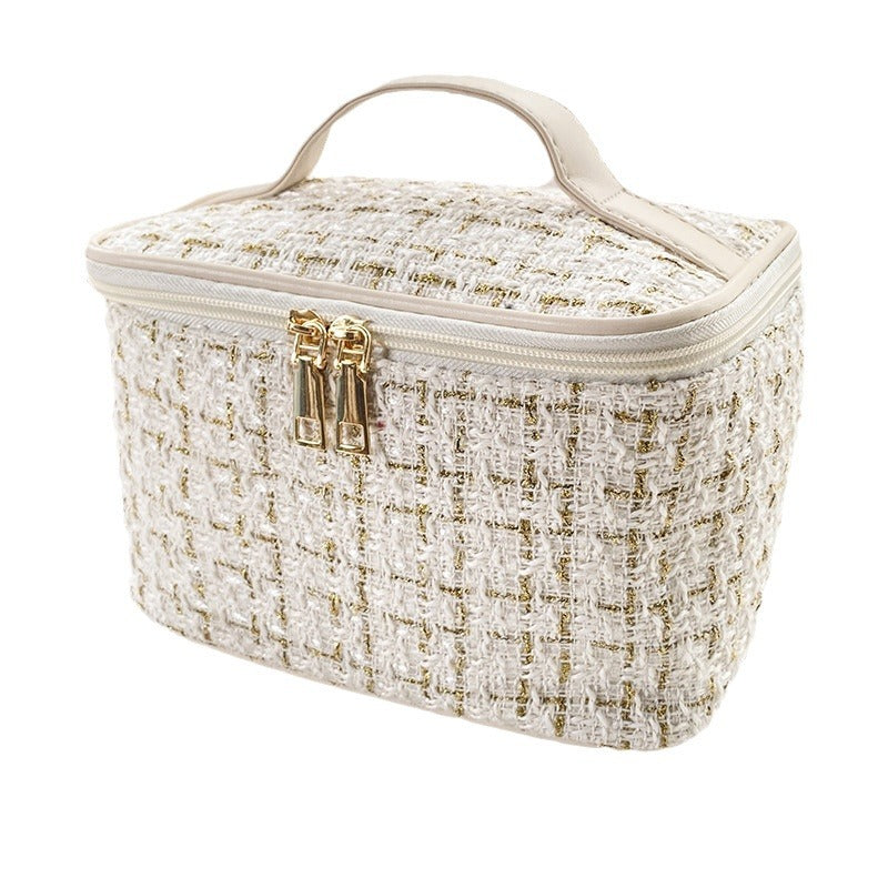 Luxury Cosmetic Bag with Large Capacity