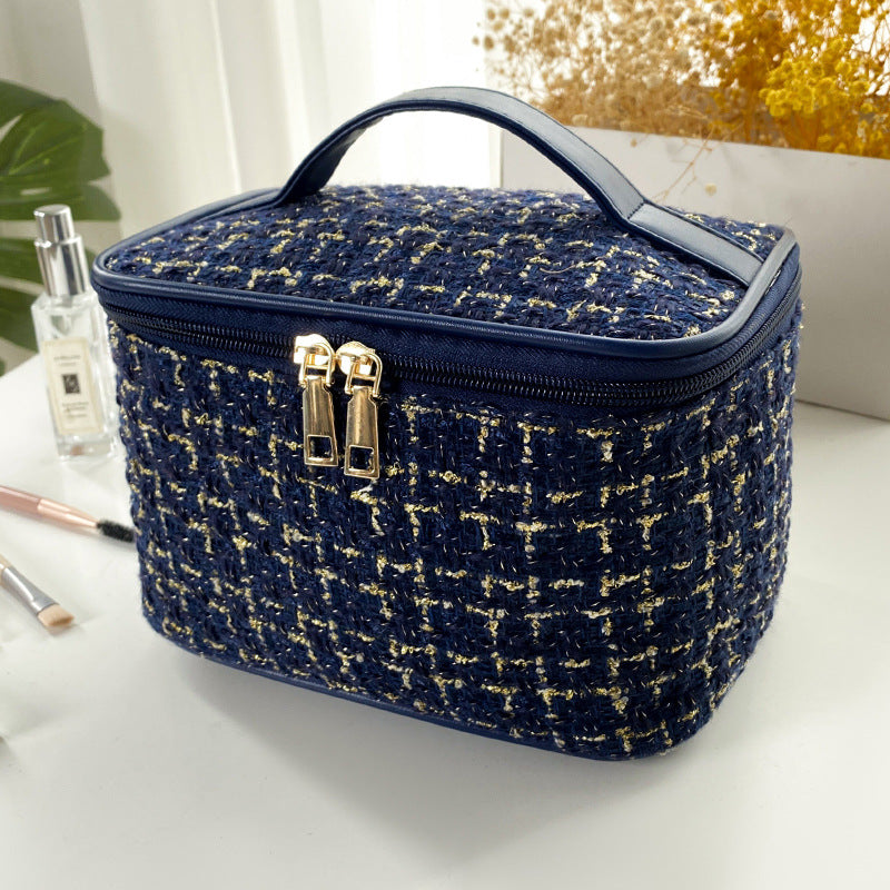Luxury Cosmetic Bag with Large Capacity