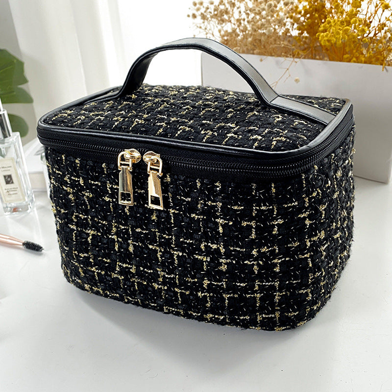 Luxury Cosmetic Bag with Large Capacity