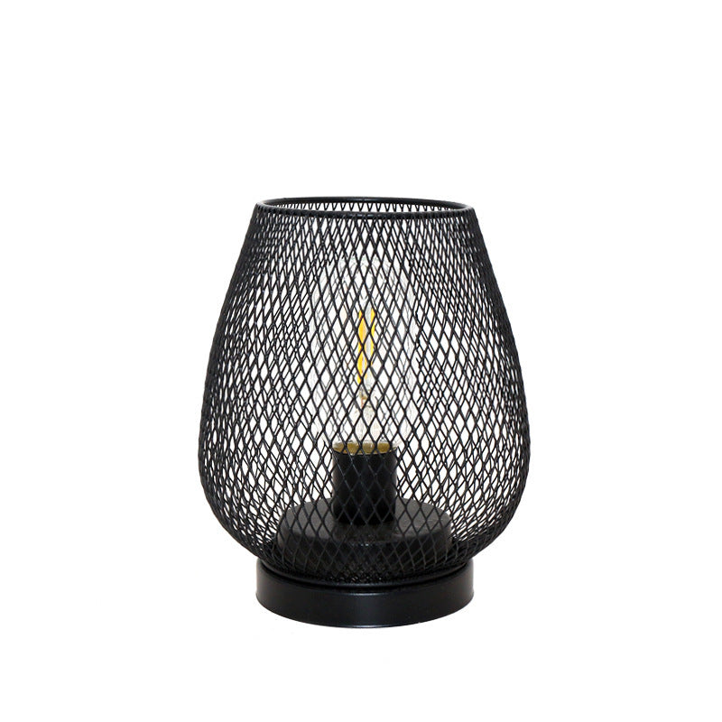 Industrial Style Birdcage Decorative Table Lamp