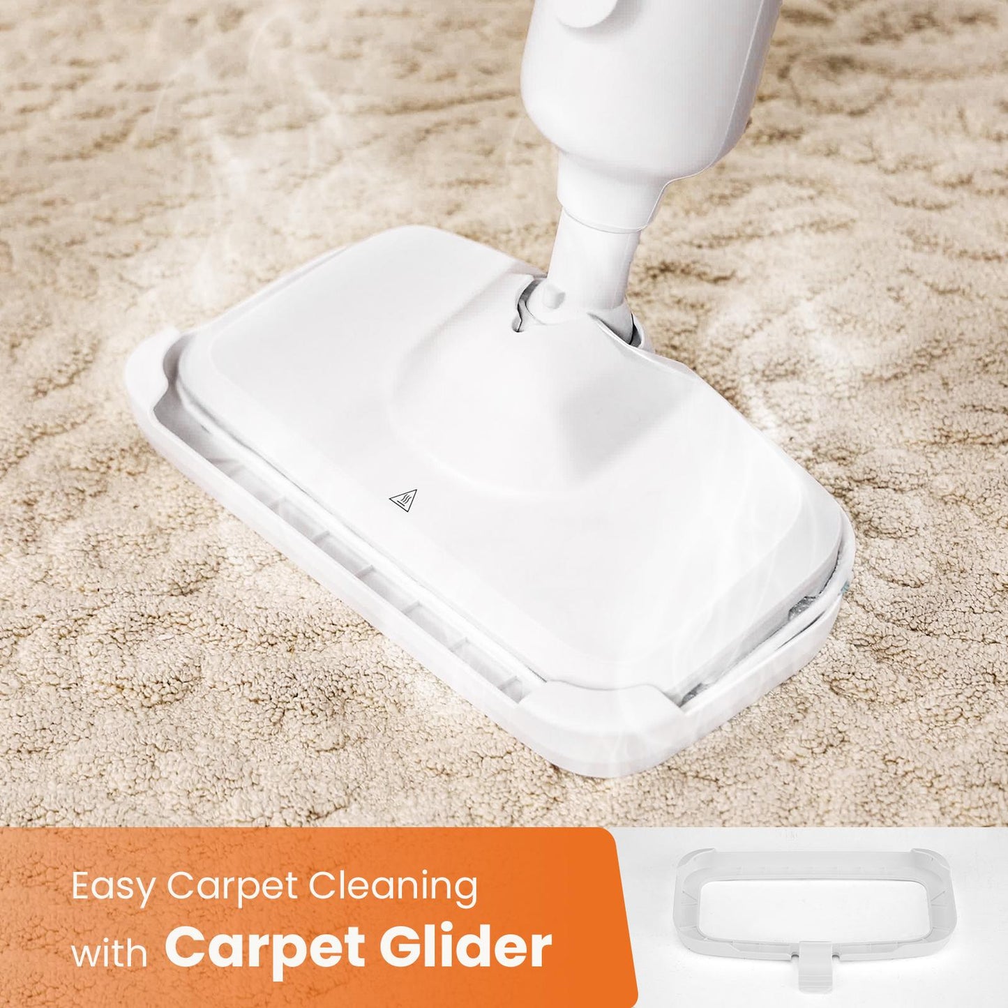Steam Mop for Floor Cleaning,Lightweight Floor Steamer Cleaner for Hardwood/Tile/Laminate Floors Carpet, 2 Washable Pad