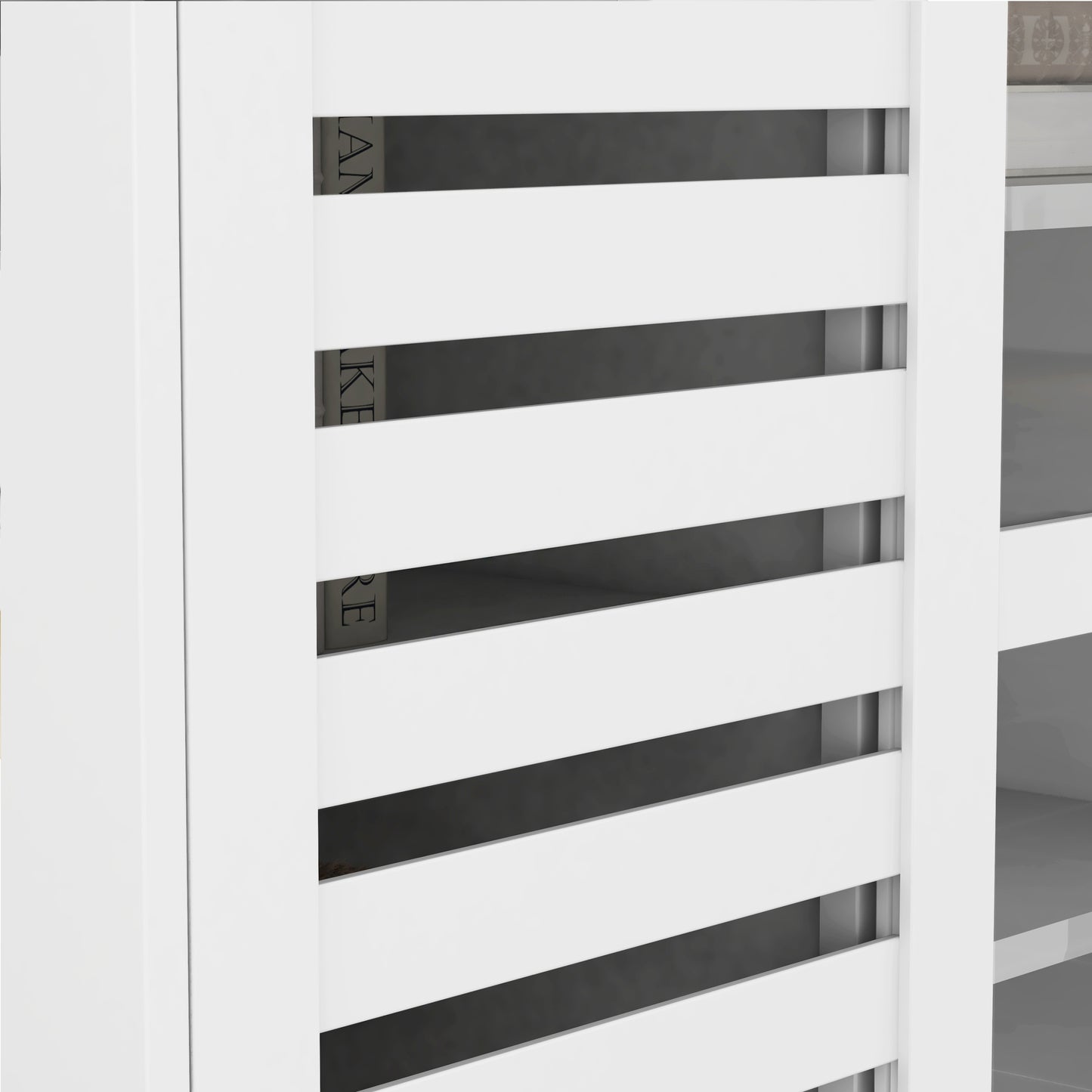 Asymmetric Sliding Door Cabinet