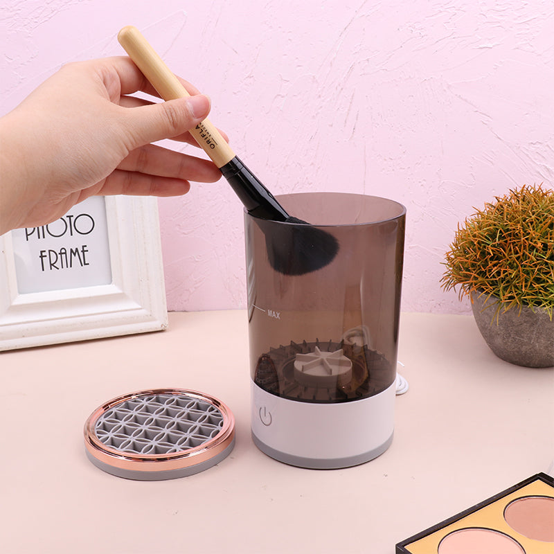Portable Electric Makeup Brush Cleaner Machine with USB Charging