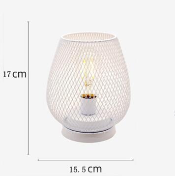 Industrial Style Birdcage Decorative Table Lamp