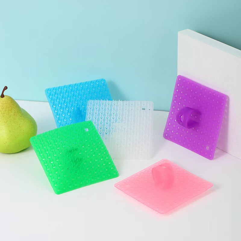 Silicone Dishcloth Oil-free Kitchen Special Drain Basket Sink Gap Plot Brush Vegetable Fruit Scrub-brush