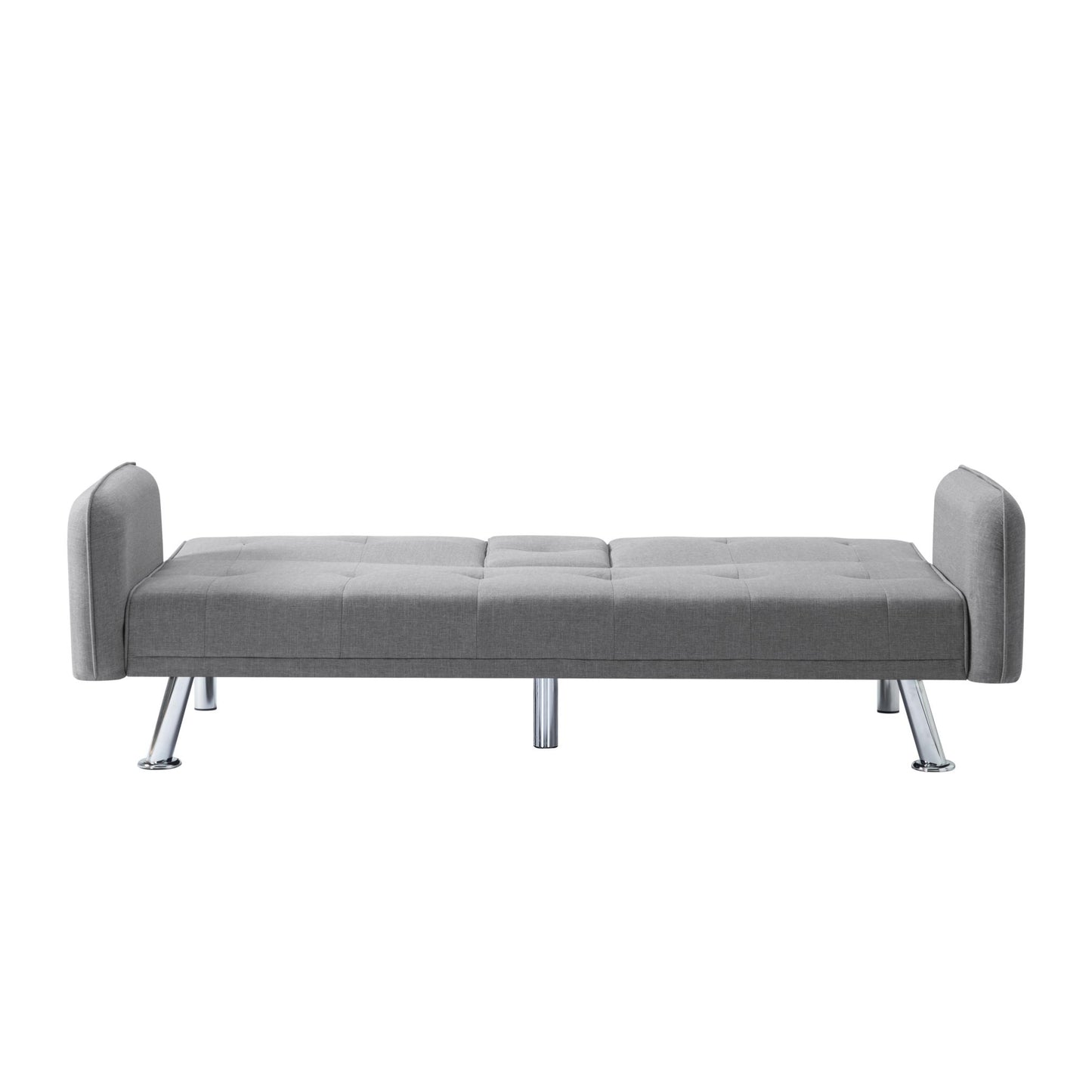 74.8” Futon sleeper sofa bed (Light Grey)