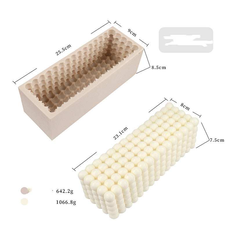 New Big Bubble Rectangular Square Cake Mould