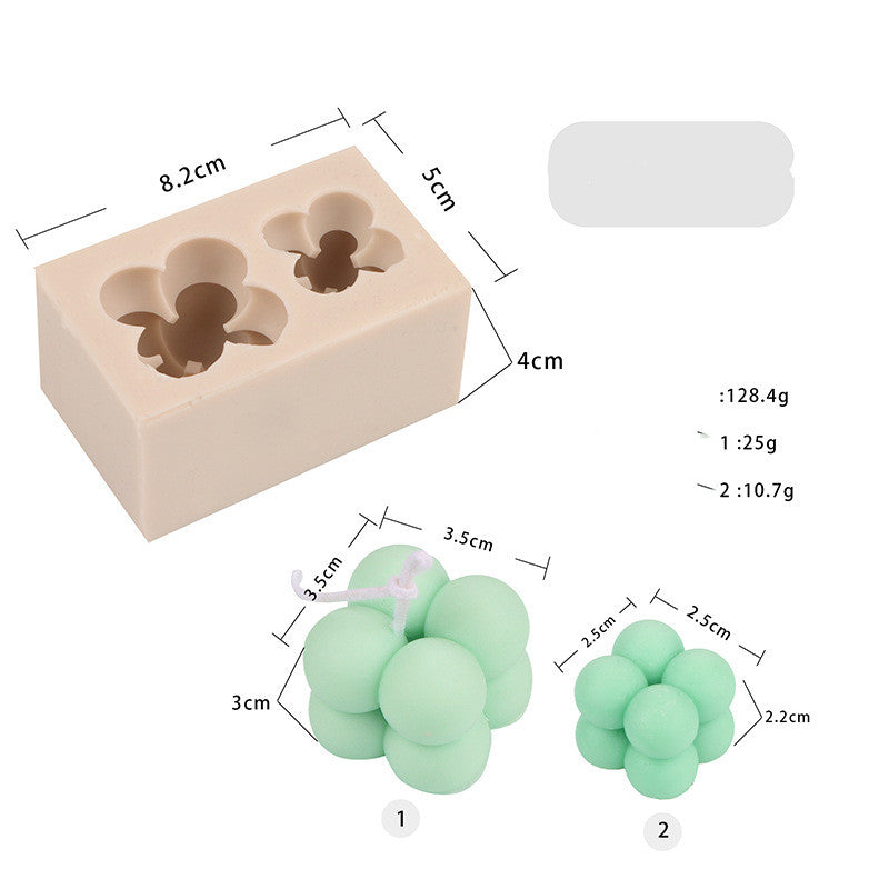 New Big Bubble Rectangular Square Cake Mould