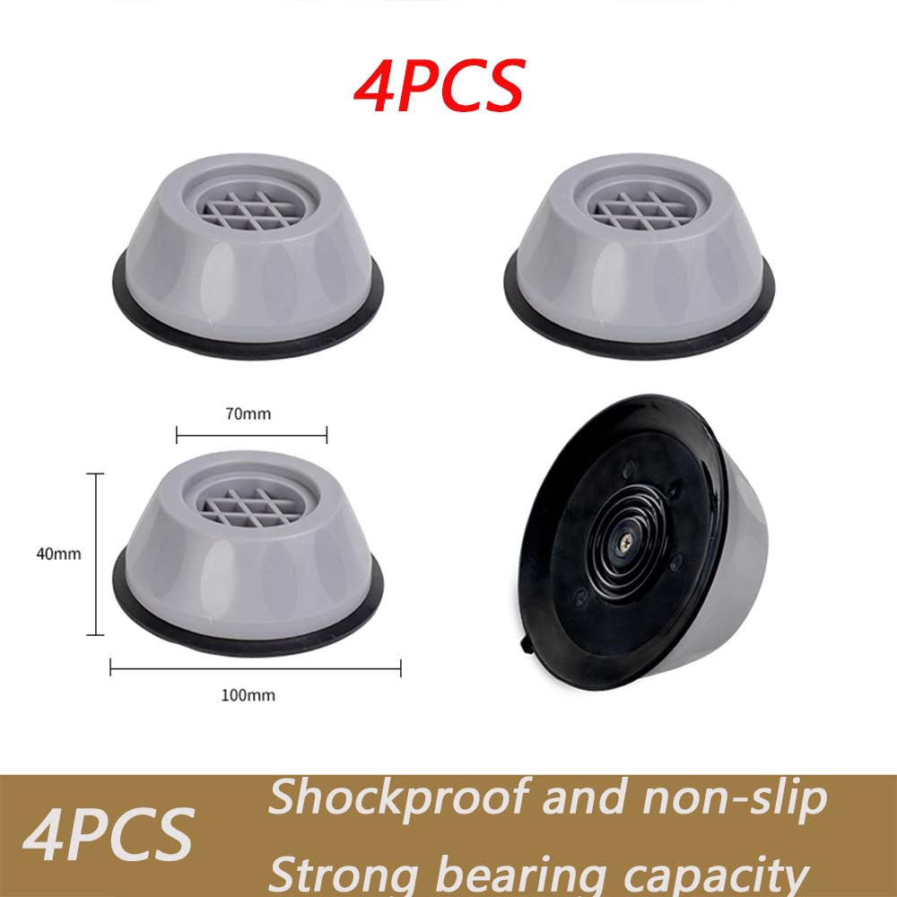 4Pcs Universal Anti-Vibration Feet Pads Washing Machine Rubber Mat Anti-Vibration Pad Dryer Refrigerator Base Fixed Non-Slip Pad