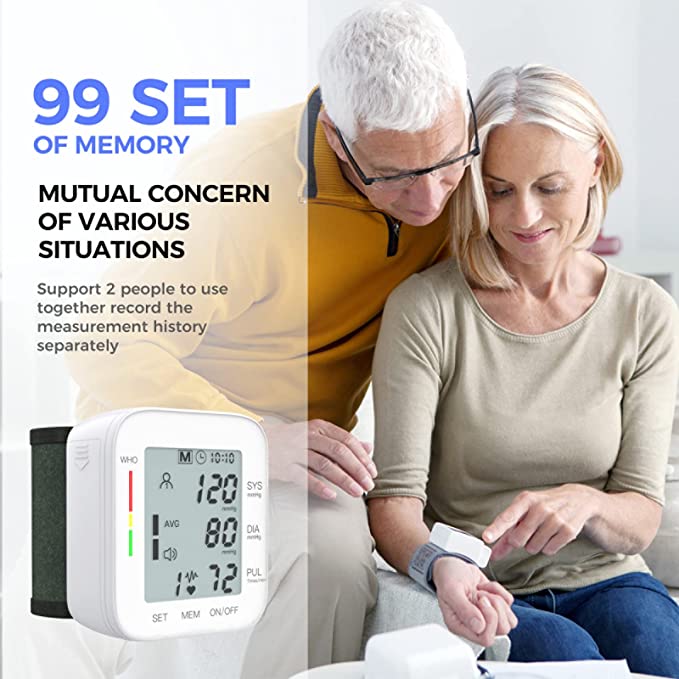 Adjustable Wrist Blood Pressure Monitor