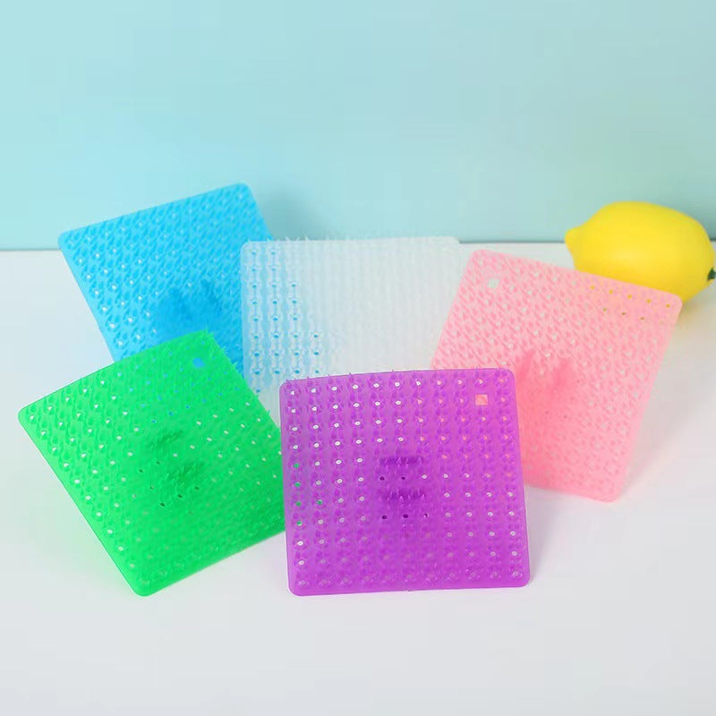 Silicone Dishcloth Oil-free Kitchen Special Drain Basket Sink Gap Plot Brush Vegetable Fruit Scrub-brush