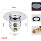 Electroplating Drainer Bouncing Core Universal Head Leak-Proof Plug