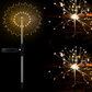 Ground Plug Solar Fireworks Light LED Light String Copper Wire Outdoor Garden Decoration Star Lights Christmas Lights
