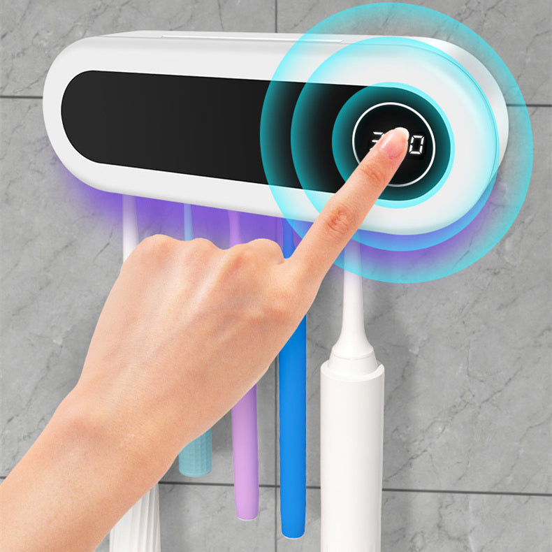Smart Toothbrush UV Sterilizer Holder Toothpaste Dispenser Squeezer