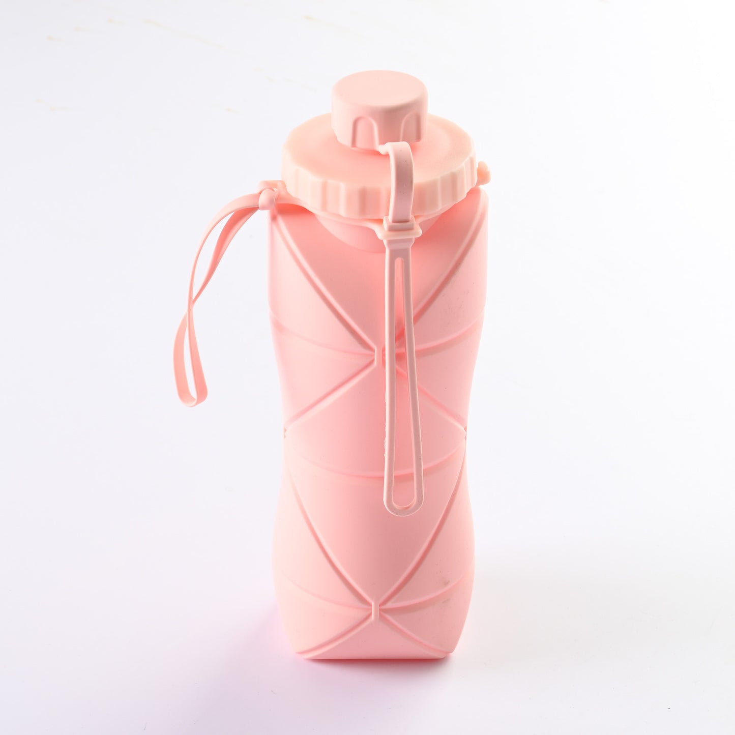 600ml Sports Folding Silicone Water Bottle
