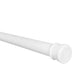 White Adjustable Tension Curtain Rod 41-76 inches