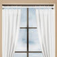 White Adjustable Tension Curtain Rod 41-76 inches