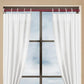 Burgundy Adjustable Tension Curtain Rod 41-76 in.