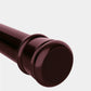 Burgundy Adjustable Tension Curtain Rod 41-76 in.