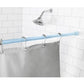 Blue Adjustable Tension Curtain Rod 41-76 in.
