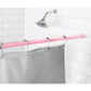 Pink Adjustable Tension Curtain Rod 41-76 inches