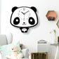 Swinging Panda Wall Clock