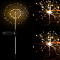 Ground Plug Solar Fireworks Light LED Light String Copper Wire Outdoor Garden Decoration Star Lights Christmas Lights