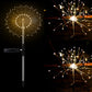 Ground Plug Solar Fireworks Light LED Light String Copper Wire Outdoor Garden Decoration Star Lights Christmas Lights