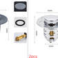 Electroplating Drainer Bouncing Core Universal Head Leak-Proof Plug