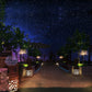Ground Plug Solar Fireworks Light LED Light String Copper Wire Outdoor Garden Decoration Star Lights Christmas Lights