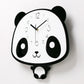 Swinging Panda Wall Clock