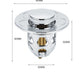 Electroplating Drainer Bouncing Core Universal Head Leak-Proof Plug