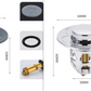 Electroplating Drainer Bouncing Core Universal Head Leak-Proof Plug