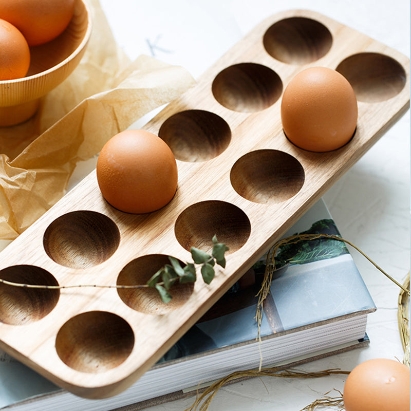 Bamboo Egg Storage Container